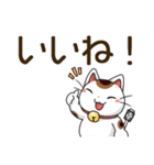 まねきねこデカ文字スタンプ（個別スタンプ：25）