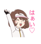 釣りガールとゆかいなお魚たち（個別スタンプ：5）