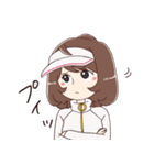 釣りガールとゆかいなお魚たち（個別スタンプ：7）