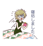釣りガールとゆかいなお魚たち（個別スタンプ：24）