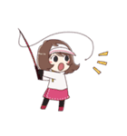 釣りガールとゆかいなお魚たち（個別スタンプ：38）