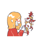 メガネ女子のカラフルな日常（個別スタンプ：2）