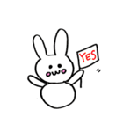 スノうさキャンプ（個別スタンプ：16）