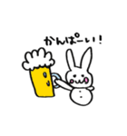 スノうさキャンプ（個別スタンプ：25）