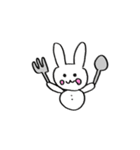 スノうさキャンプ（個別スタンプ：32）