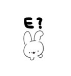 英語で喋りたいうさぎ（個別スタンプ：3）