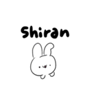 英語で喋りたいうさぎ（個別スタンプ：11）