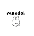 英語で喋りたいうさぎ（個別スタンプ：13）