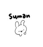 英語で喋りたいうさぎ（個別スタンプ：16）