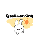 英語で喋りたいうさぎ（個別スタンプ：18）