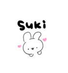 英語で喋りたいうさぎ（個別スタンプ：35）