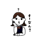 岡山弁の女の子（個別スタンプ：2）