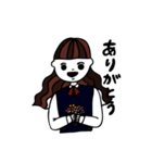 岡山弁の女の子（個別スタンプ：4）