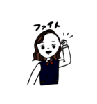 岡山弁の女の子（個別スタンプ：5）
