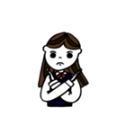 岡山弁の女の子（個別スタンプ：7）