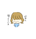 偉そうな女の子（個別スタンプ：3）