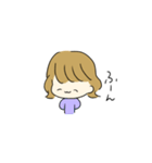 偉そうな女の子（個別スタンプ：5）