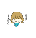 偉そうな女の子（個別スタンプ：8）