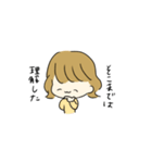 偉そうな女の子（個別スタンプ：14）
