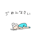 イナ’s 白い髪の少女（個別スタンプ：4）