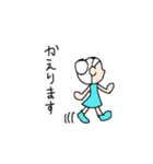 イナ’s 白い髪の少女（個別スタンプ：18）