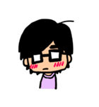 毎日メガネ男子（個別スタンプ：8）