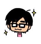 毎日メガネ男子（個別スタンプ：9）