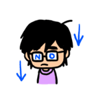 毎日メガネ男子（個別スタンプ：15）