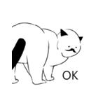 おひげ猫（個別スタンプ：6）