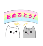 レジ袋みたいな猫。（個別スタンプ：29）