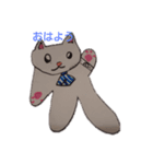 しろねこ、すたーず1（個別スタンプ：6）