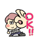 ゆうこさんスタンプ1（個別スタンプ：2）