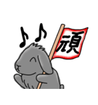 ロップイヤー黒音Ver2（個別スタンプ：13）