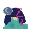 おかっぱ(ボブ)の女の子スタンプ（個別スタンプ：13）