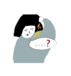 おかっぱ(ボブ)の女の子スタンプ（個別スタンプ：31）