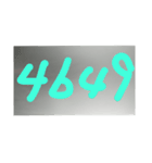 数字のごろあわせ（個別スタンプ：2）
