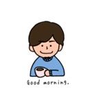 おんまゆとあごひげ。（個別スタンプ：1）