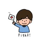 おんまゆとあごひげ。（個別スタンプ：5）
