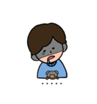 おんまゆとあごひげ。（個別スタンプ：9）