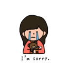 おんまゆとあごひげ。（個別スタンプ：10）