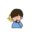 おんまゆとあごひげ。（個別スタンプ：14）