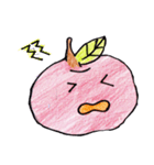 手書き ゆるかわりんご 日常編（個別スタンプ：3）