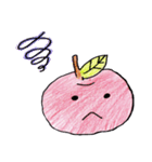 手書き ゆるかわりんご 日常編（個別スタンプ：5）