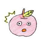 手書き ゆるかわりんご 日常編（個別スタンプ：7）