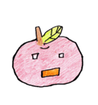 手書き ゆるかわりんご 日常編（個別スタンプ：9）