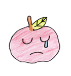 手書き ゆるかわりんご 日常編（個別スタンプ：11）