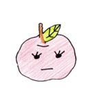 手書き ゆるかわりんご 日常編（個別スタンプ：17）