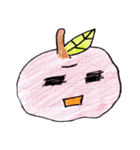 手書き ゆるかわりんご 日常編（個別スタンプ：18）