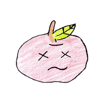 手書き ゆるかわりんご 日常編（個別スタンプ：19）