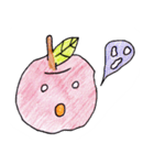 手書き ゆるかわりんご 日常編（個別スタンプ：21）